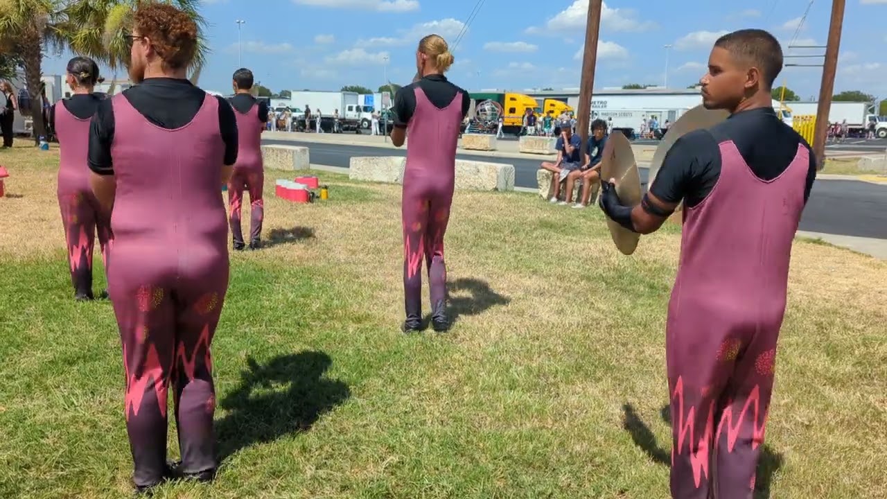 Colts cymbal line DCI 2023 San Antonio lot - video 1