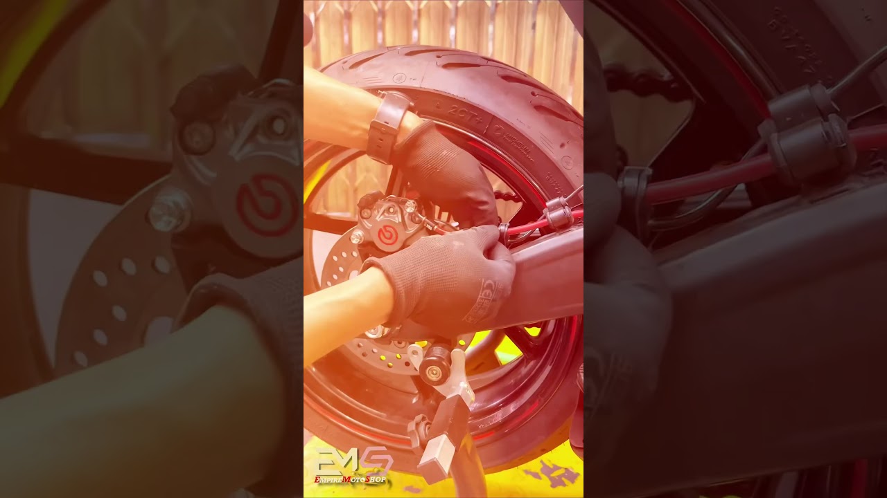 Pemasangan Kaliper Brembo 2 Piston Red Logo di Kawasaki ZX25R