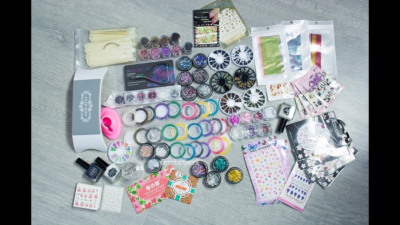 BIG Aliexpress Nail Art Supplies Haul! - femketjeNL