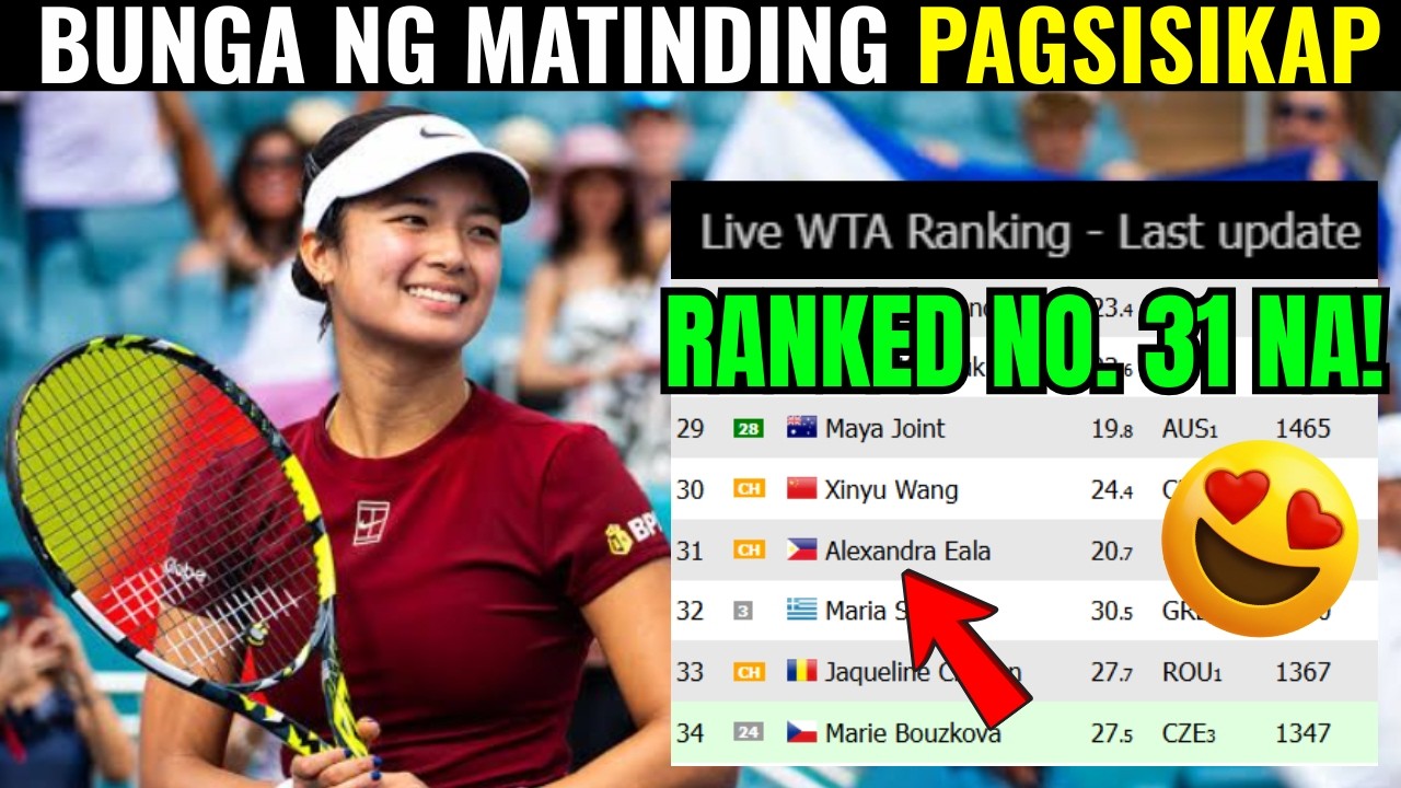 Mula PANGARAP Patungong KASAYSAYAN: Ang Unang Pinay Grand Slam Champion (Alex Eala Story)