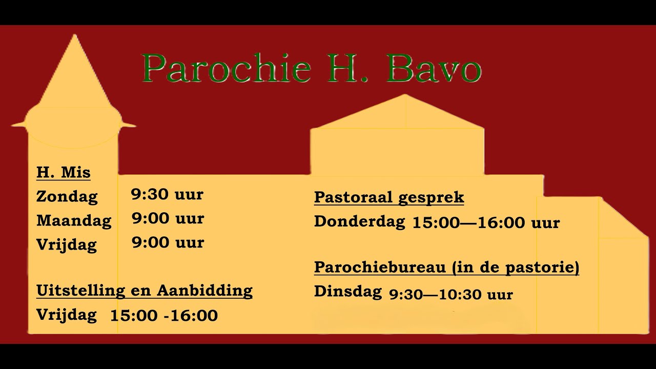 H. Bavokerk Nuth: H. Mis 1e zondag in de veertigdagentijd 22 februari 2026 om 09.30 uur