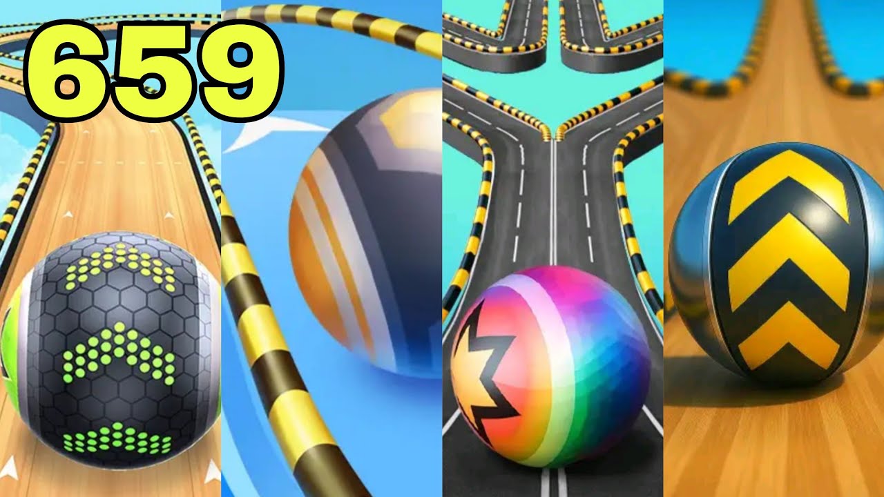 Going Balls - SpeedRun Challenge VS Action Balls, Rolling Balls, City Ball Run Walkthrough 659