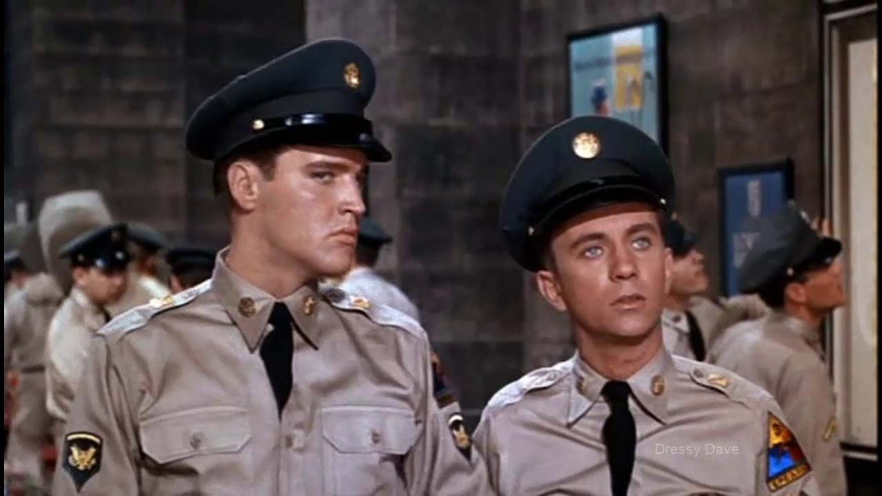 Elvis Presley - A scene from the movie G.I. Blues (1960) HD