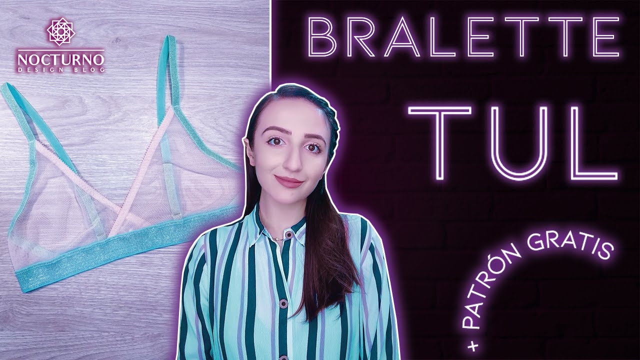 DIY Bralette en tul fácil de hacer | patrón gratis