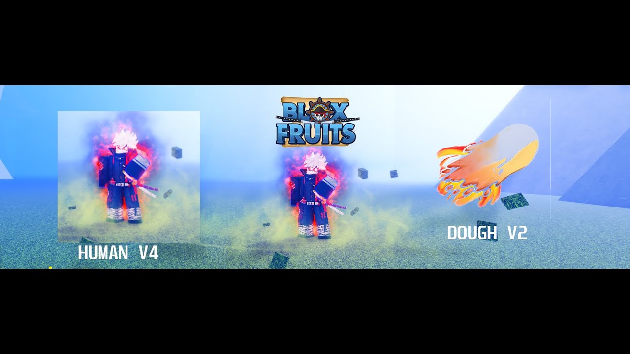 Human v4 + Dough v2 Bounty Hunting | Blox Fruits