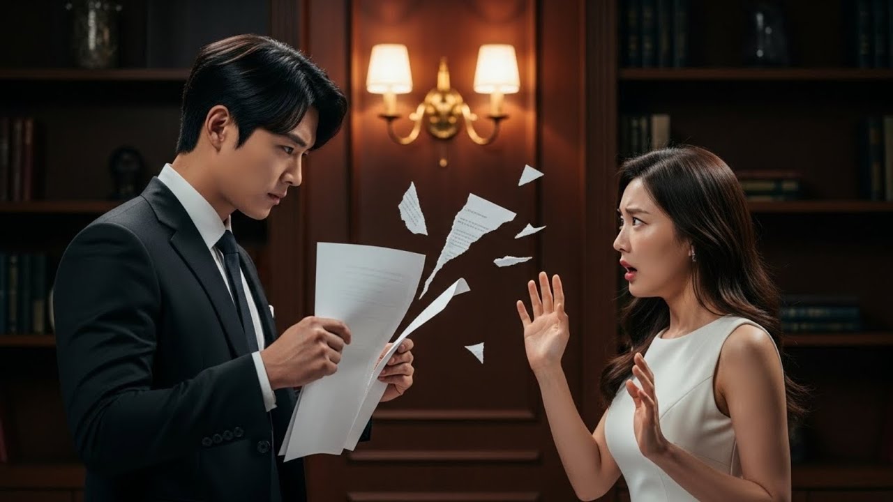 계약 종료 날 이혼 요구하자 서류 찢어버린 회장 내 허락 없이 어딜 도망가