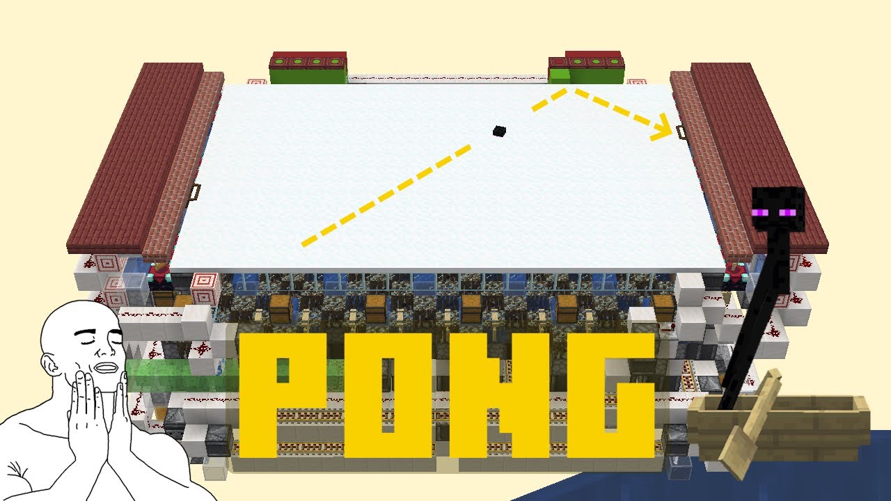 The Smoothest Pong in Minecraft