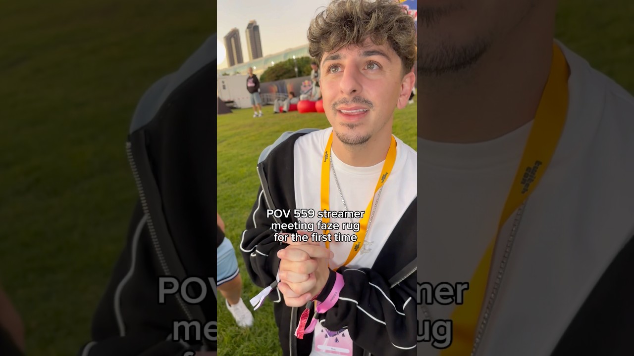 ￼ How did I just meet faze rug?😭#fazerug #fresno #559 #iamzeelo #trueobz #twitchcon2025 #viral