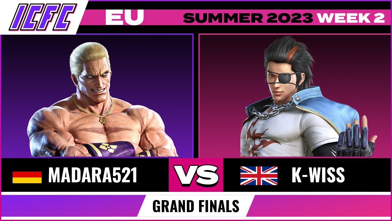 Madara521 (Geese) против K-Wiss (Hwoarang) - ICFC TEKKEN 7 EU: Лето 2023 - Неделя 2, гранд-финал