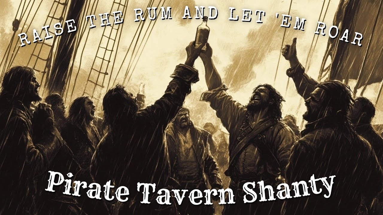 Raise the Rum and Let &rsquo;Em Roar | Pirate Tavern Shanty | Music Video & Lyrics #shanty  #ocean
