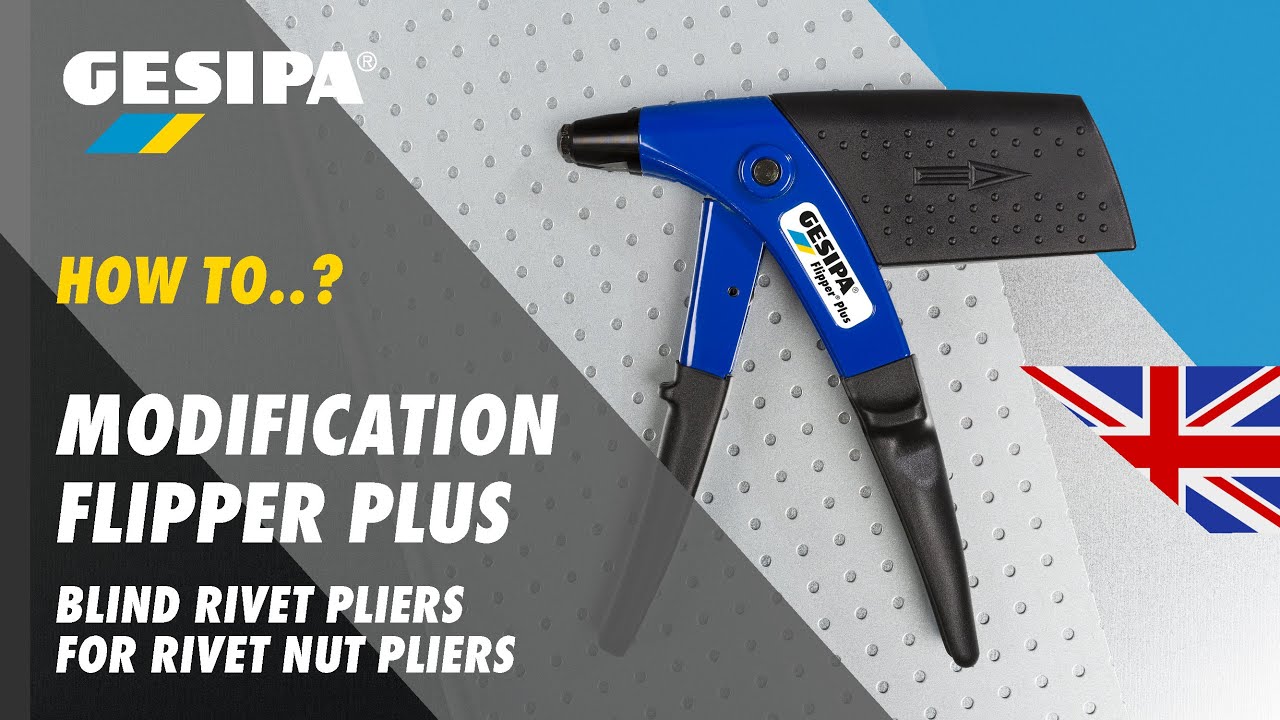 How to convert the Flipper Plus? Blind rivet to rivet nut tool