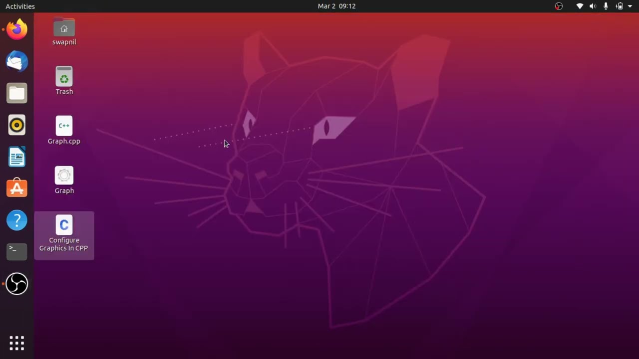 Simply Install graphics, graphics.h in ubuntu of Any version 18.02, 20.02, LTS or Non-LTS of Ubuntu