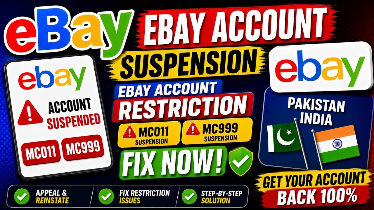 Lecture 9 eBay Account Suspended or Restricted? (2026) – Real Reasons +  Solution