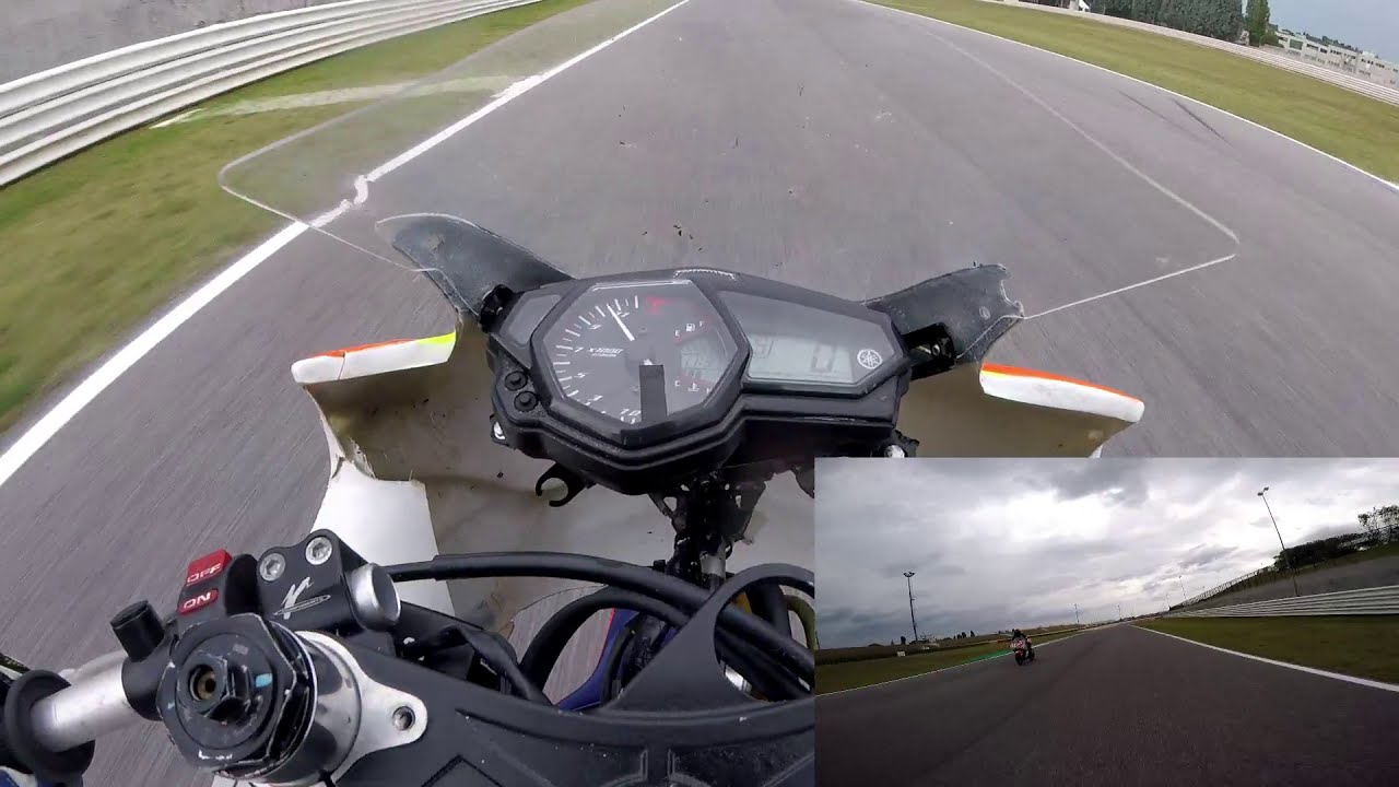 Noleggio yamaha r3 Misano circuit