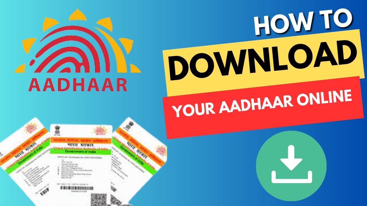 HOW TO DOWNLOAD AADHAR CARD ONLINE IN PDF I FULL TUTORIAL I BY CREDITCARES