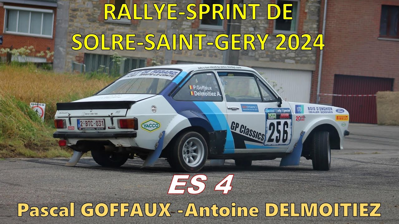 Rallye-Sprint de Solre-Saint-Gery 2024 - ES 4 - ONBOARD P. Goffaux A. Delmoitiez Ford Escort MK2
