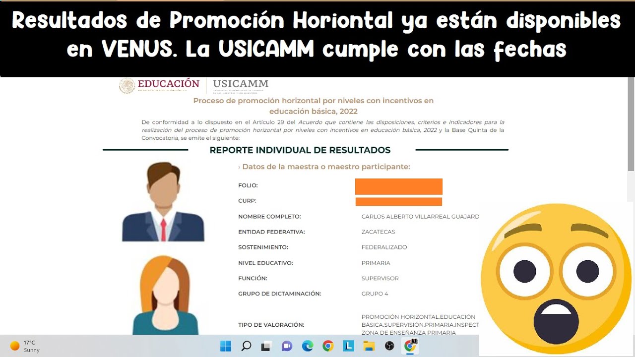 Resultados de Promoción Horizontal listos, USICAMM cumple con las fechas.