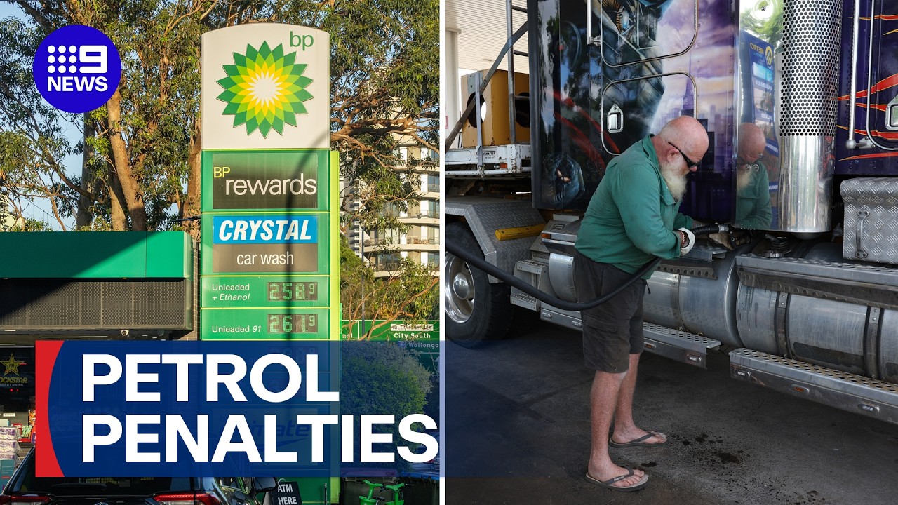 Australian budgets under the pump as more servos run dry | 9 News Australia