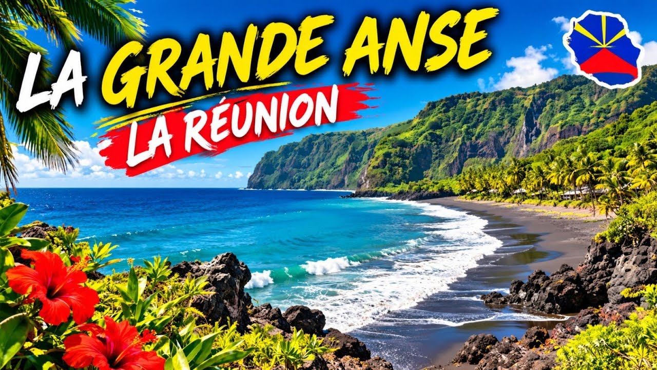 La R&eacute;union,  plage grande Anse