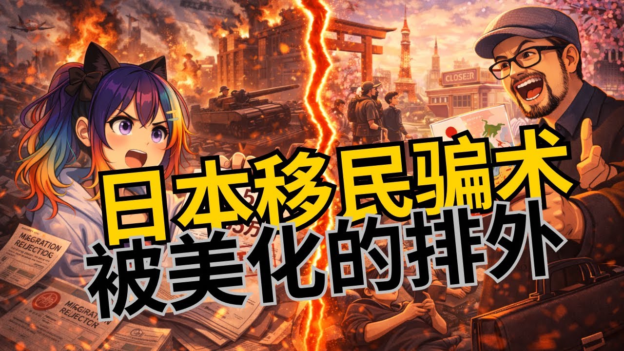 乱纪元里的移民骗局，揭露日本收紧永驻门槛背后的话术，逻辑陷阱自我责任论如何被滥用