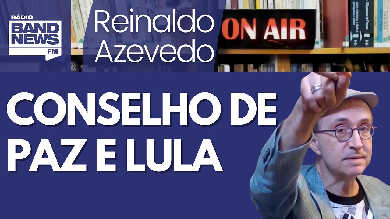 Reinaldo – Trump e o absurdo “Conselho de Paz de Gaza”; se der, que Lula fique longe da patuscada