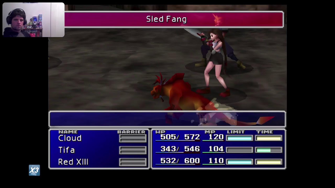 Smiley Bandit is playing FINAL FANTASY 7 come hang out