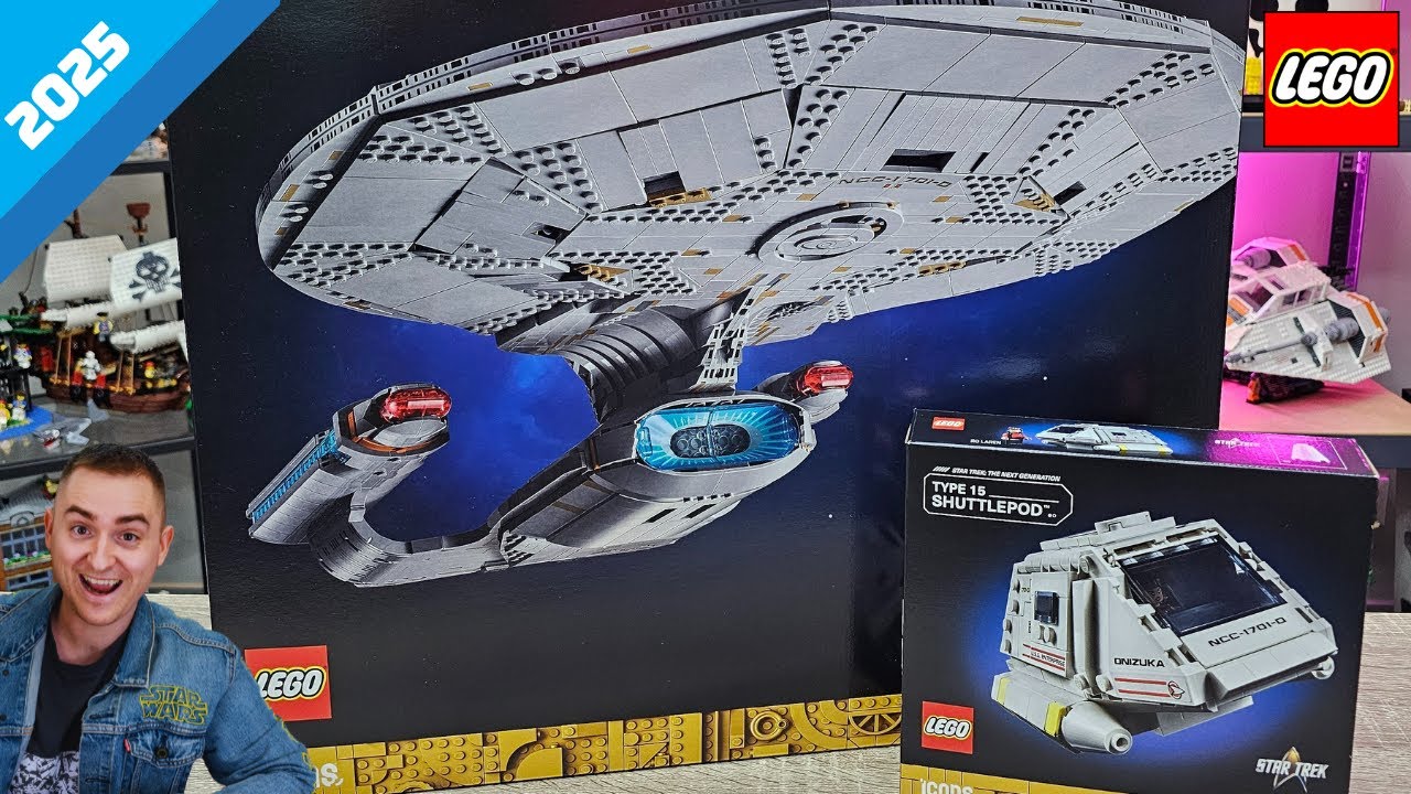 LEGO Icons 10356 Star Trek: U.S.S. Enterprise NCC-1701-D + 40768 Type 15 Shuttlepod - Recenzja