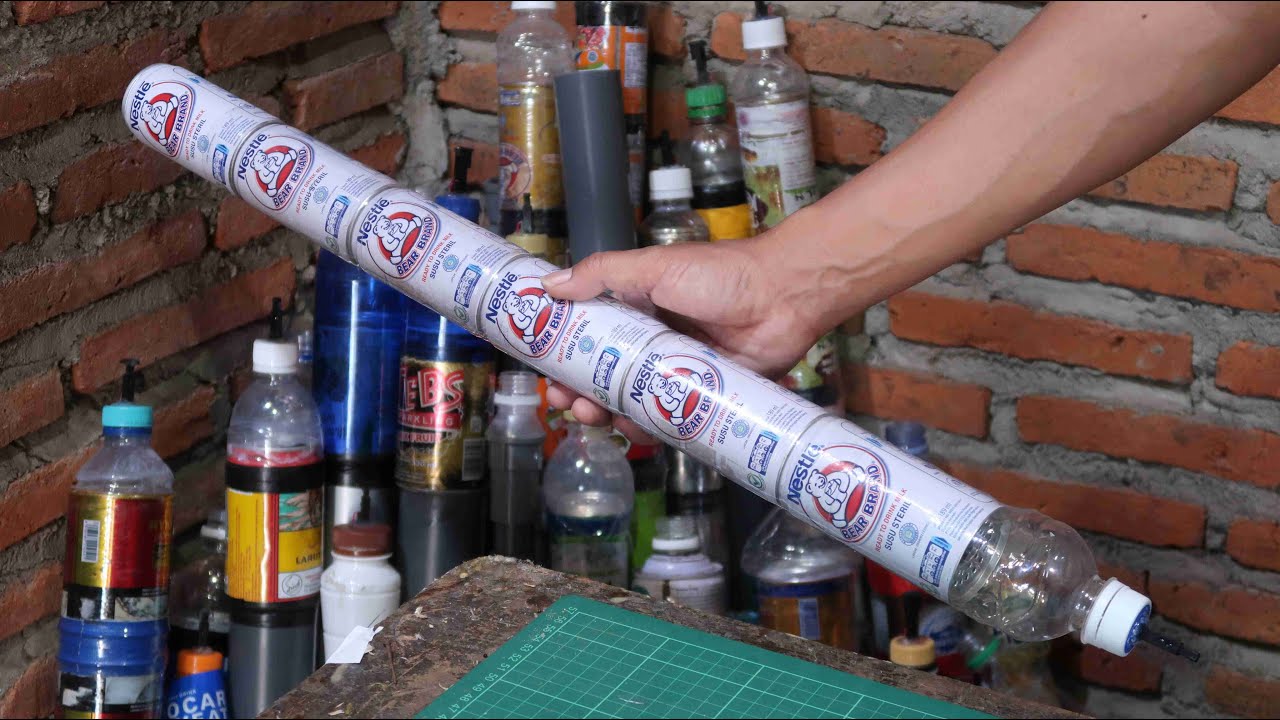 Cara terbaik membuat mercon spirtus dari kaleng susu bear brand