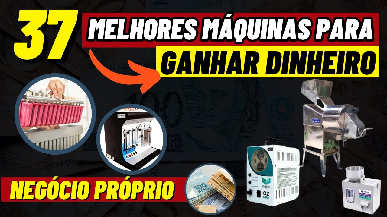 37 Máquinas Lucrativas para Você GANHAR DINHEIRO Desde Casa 💸
