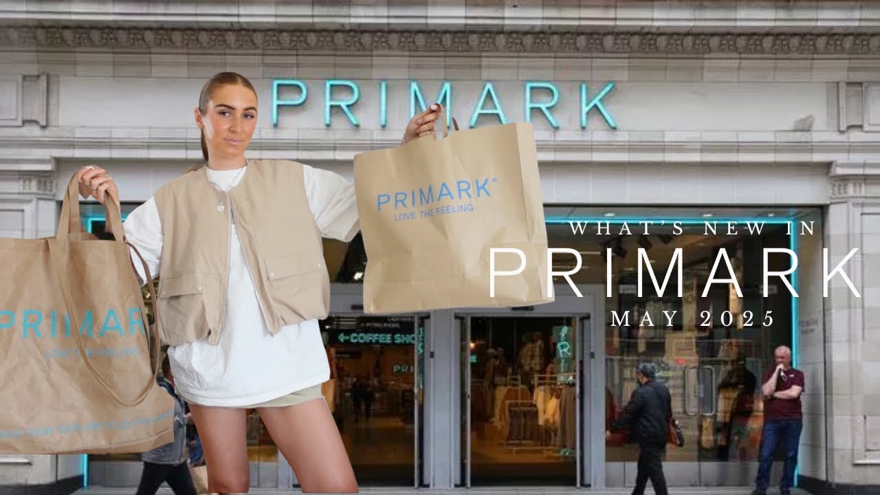 WHAT'S NEW IN PRIMARK + HAUL | MAY 2025 | spring summer clothes, holiday, beauty, home + pjs | uk