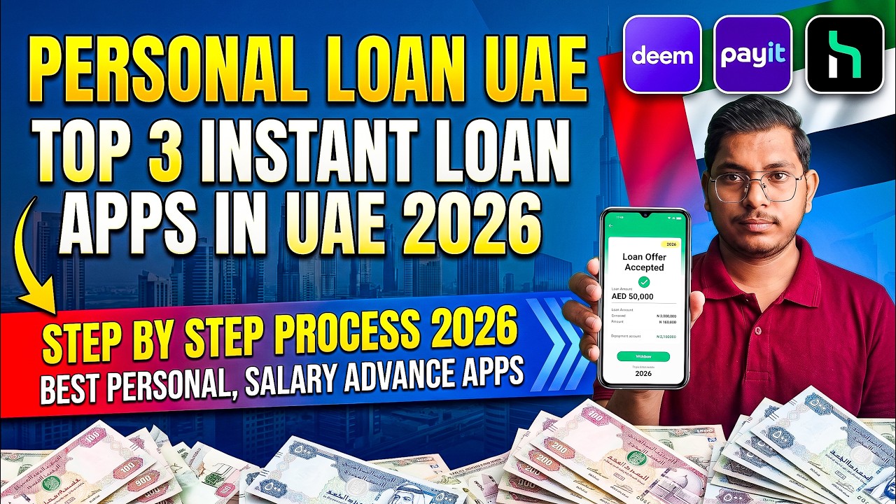 Top 3 Instant Loan Apps in UAE 2026 | Best Personal & Salary Advance Apps