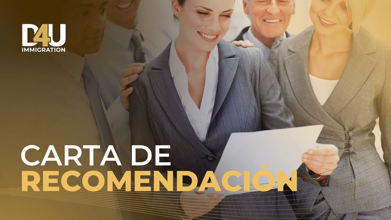 Carta de recomendación y su importancia para la petición EB2-NIW