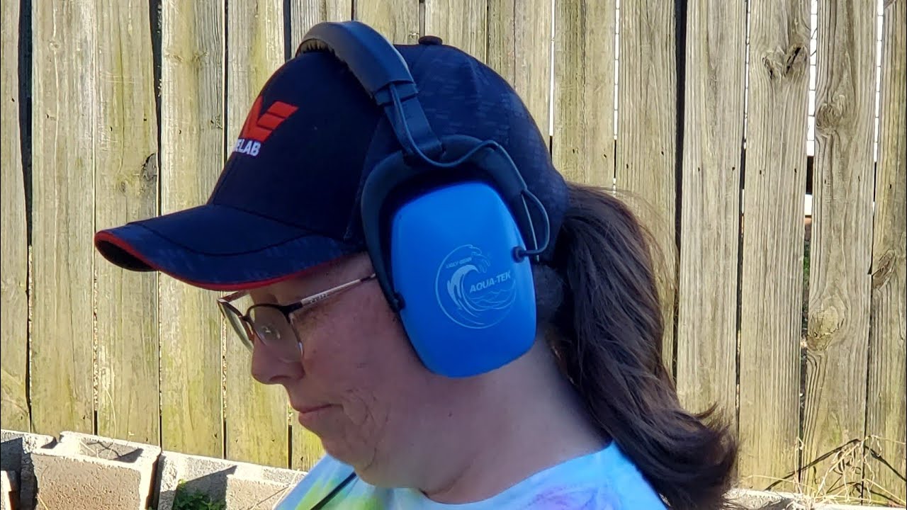 Aqua-Tek Waterproof Headphones for Metal Detecting Test.