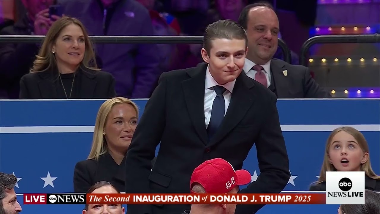 President Trump says son, Barron Trump, helped with the 
