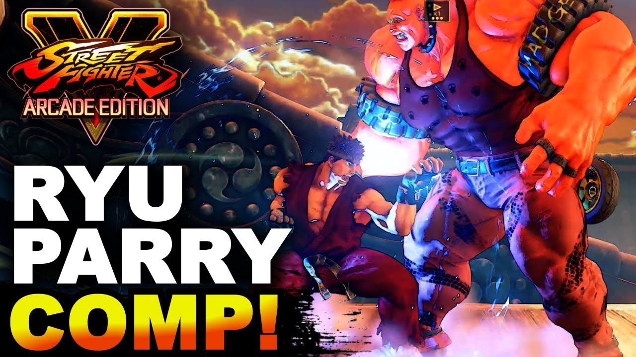 SFV AE * Ryu Hype Parry Compilation