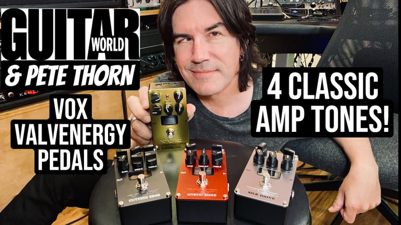 4 CLASSIC AMP TONES... IN PEDALS! VOX VALVENERGY