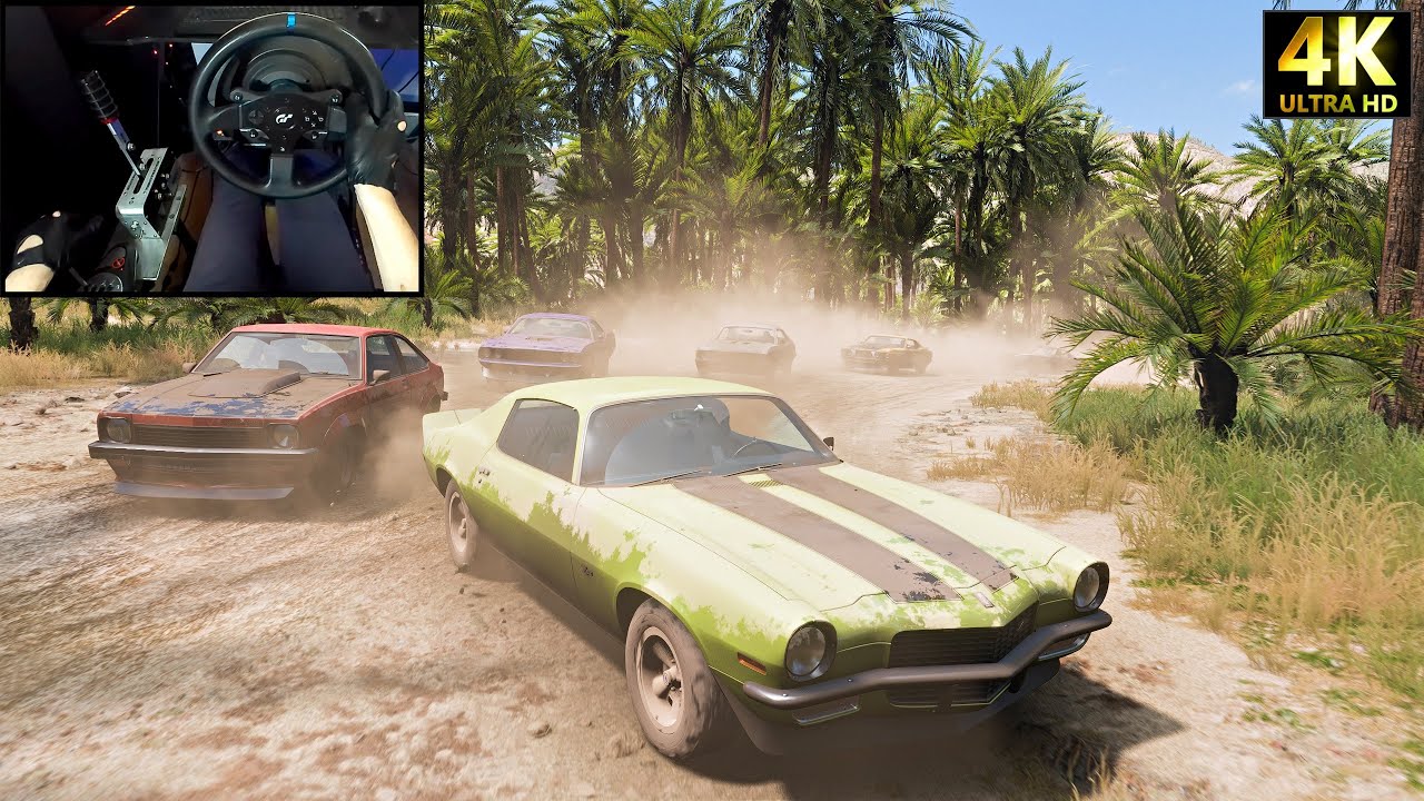 Chevrolet Camaro '70 (Off-road Race) - Forza Horizon 5 | Thrustmaster T300RS Gameplay