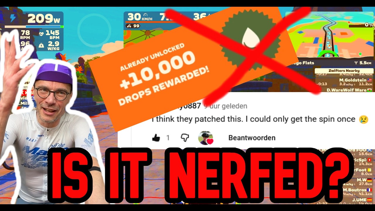 DID ZWIFT NERF IT?! ❌ The 100,000 Drops 