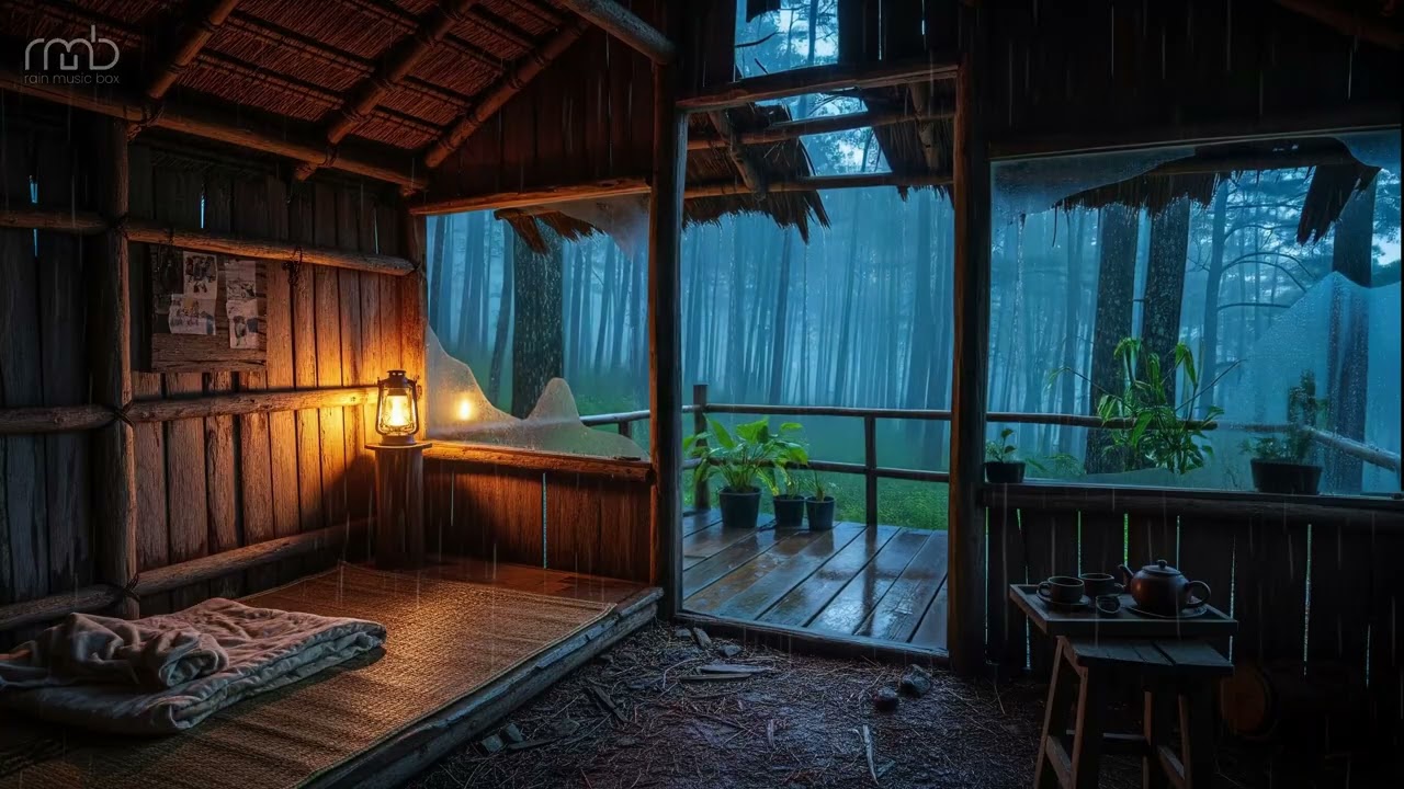 RELAX & LET GO | Slow night music carried by rain, lighter with every minute