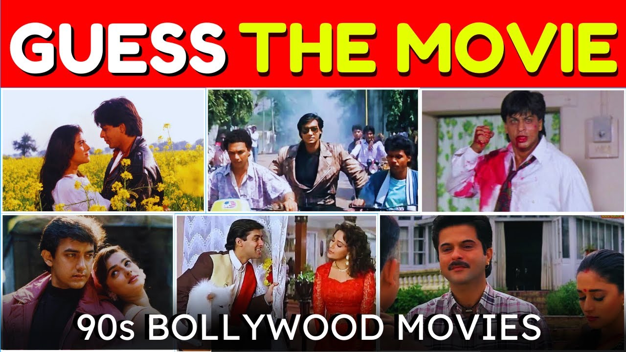 Guess The 90s Bollywood Movies 🎥 | Bollywood Movie Quiz