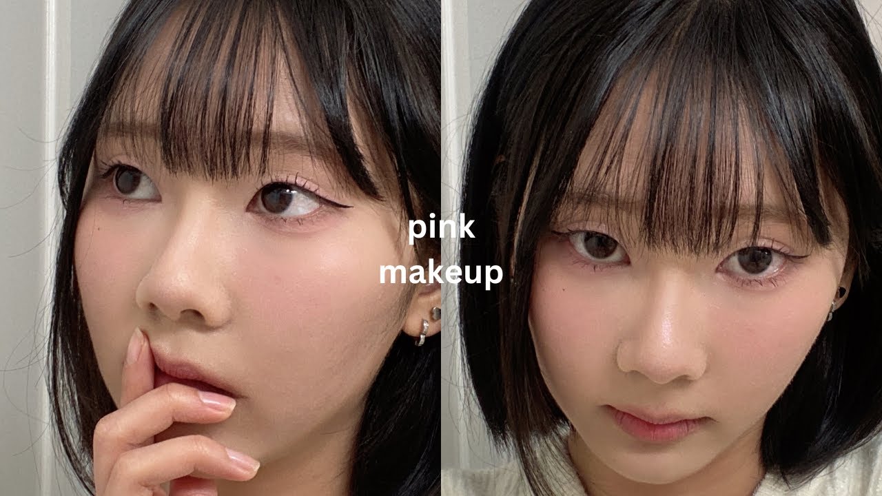 grwm ⋆⁺₊❅. winter pink makeup | kbeauty products | cold girl makeup era is back