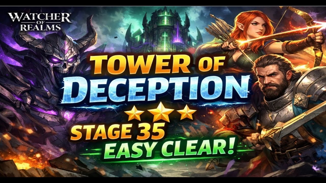 Tower Of Deception Stage 35 Easy 3* Clear