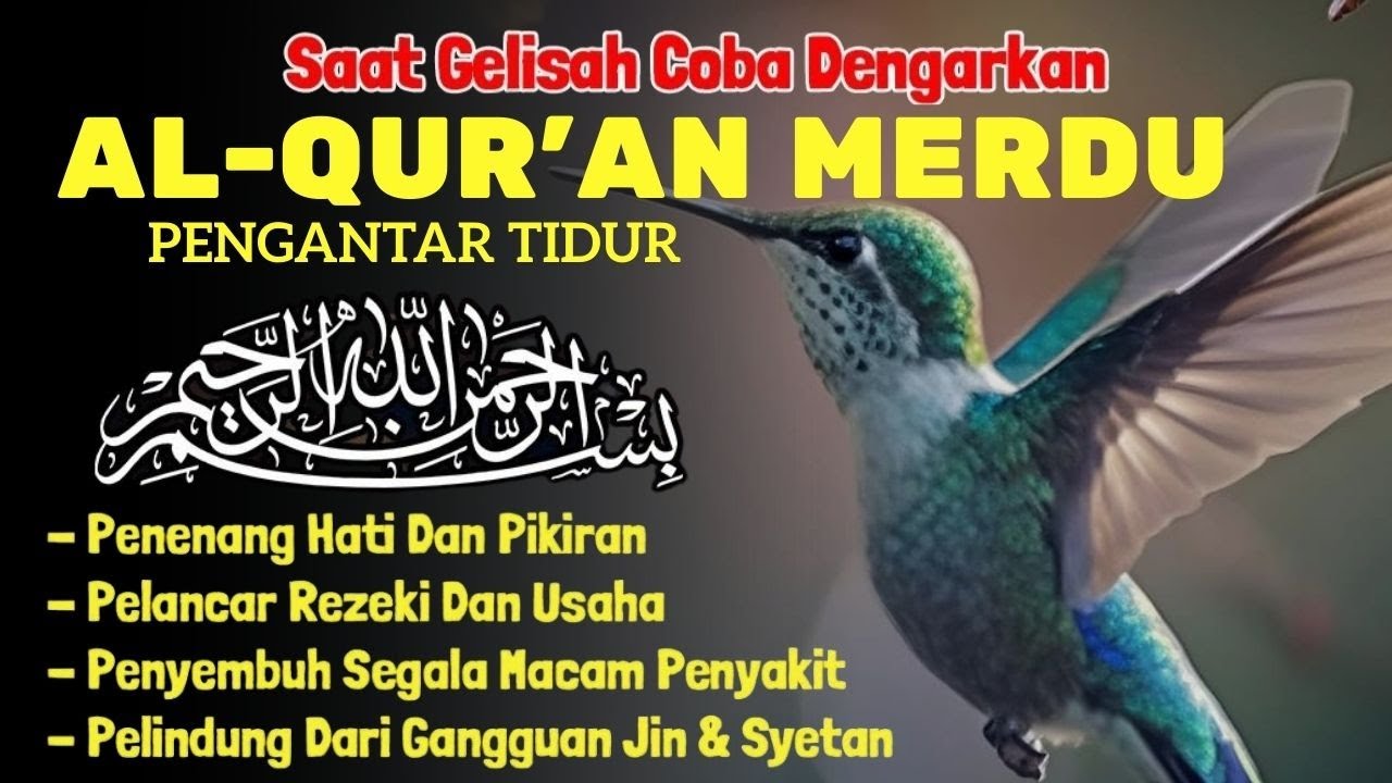 MUROTTAL MERDU PENGANTAR TIDUR,AYAT KURSI, ALWAQIAH,ALMULK,AR RAHMAN,YASIN,BY:Alaa Aqel