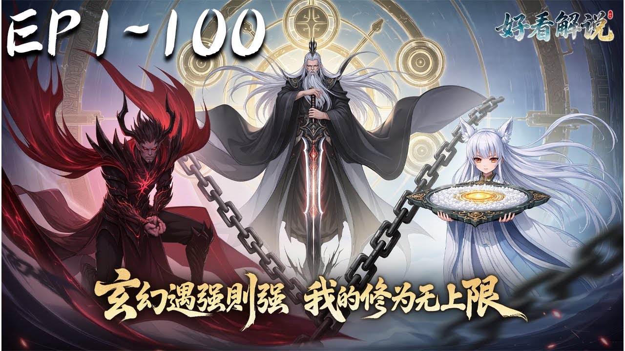 【真人解说AI漫画】《玄幻遇强则强我的修为无上限》第01~100集丨叶君临濒死激活遇强则强系统！修为无上限，仙帝圣人天道靠边站，还收了三个狠徒弟！#真人解说 #漫画 #AI漫画 #穿越 #ai #玄幻