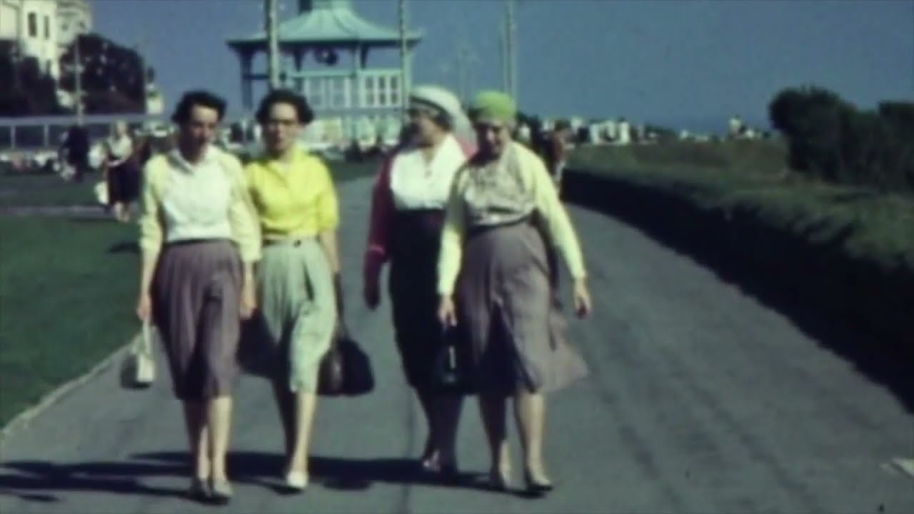 Folkestone - UK - Early 1960's -Vintage Footage