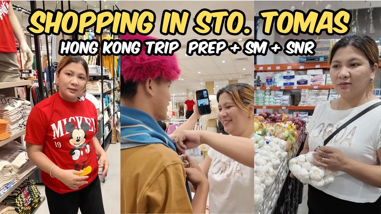 Hong Kong Shopping Prep, Buying Clothes, SM and SNR Santo Tomas Vlog, House Caraan