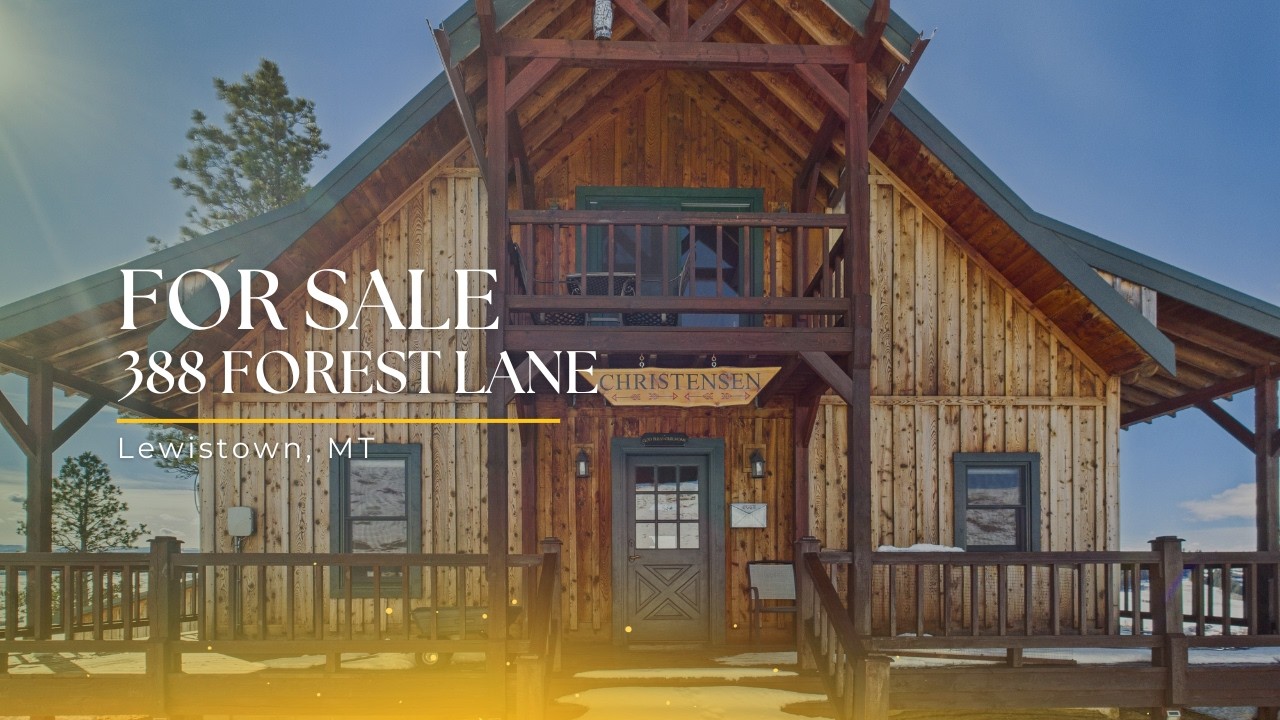 FOR SALE! 388 Forest Lane, Lewistown, Montana