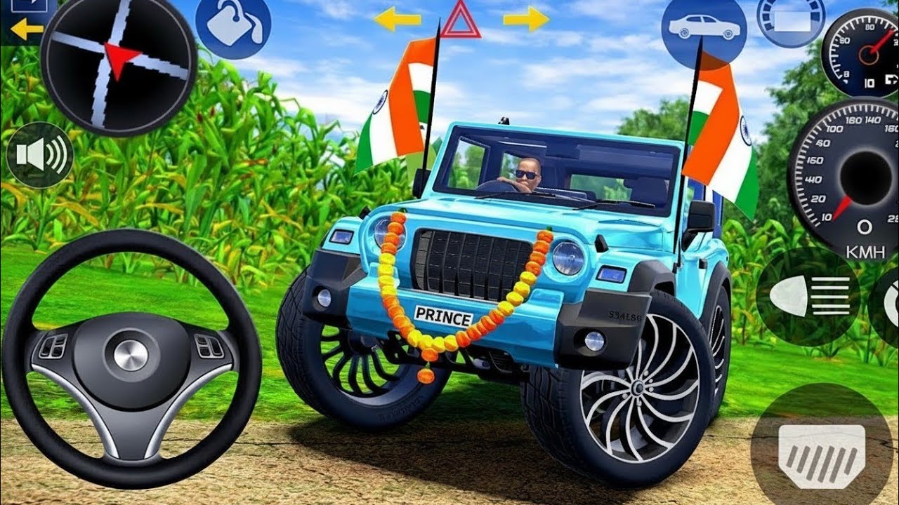 Modified Mahindra Thar Car 👿😬👿 Games: Indian Cars ( Gadi Wala Game ) Car Game Android #Gameplay