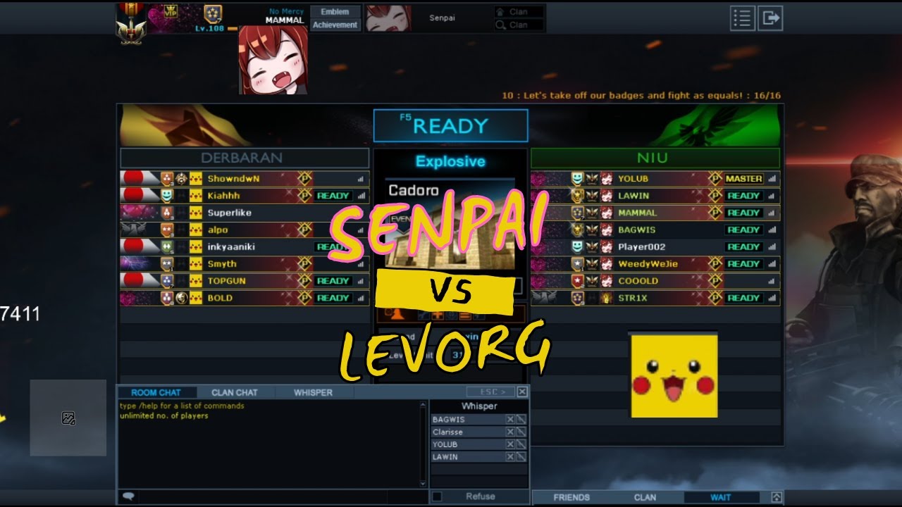 WarRock - 8vs8 Senpai vs LevorgBG - Velruf Map