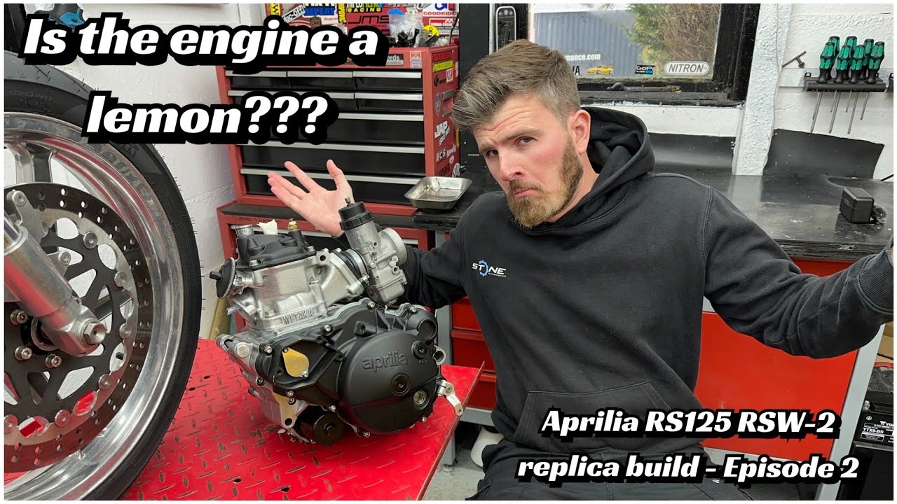Проект реставрации Aprilia RS125 — действительно ли двигатель, который я купил, хорош? Эпизод 2
